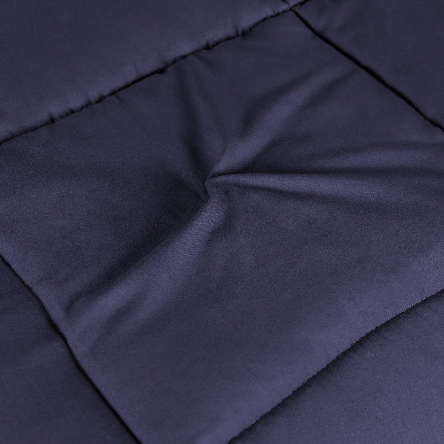 Superior Solid All Season Down Alternative Microfiber Comforter - Navy Blue