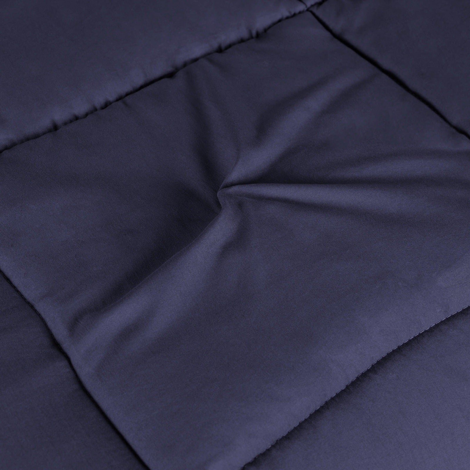 Superior Solid All Season Down Alternative Microfiber Comforter - Navy Blue
