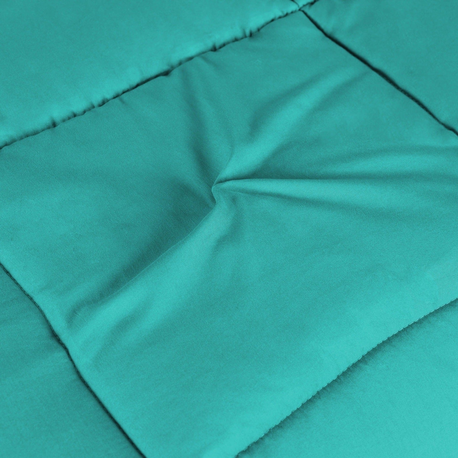 Superior Solid All Season Down Alternative Microfiber Comforter - turquoise