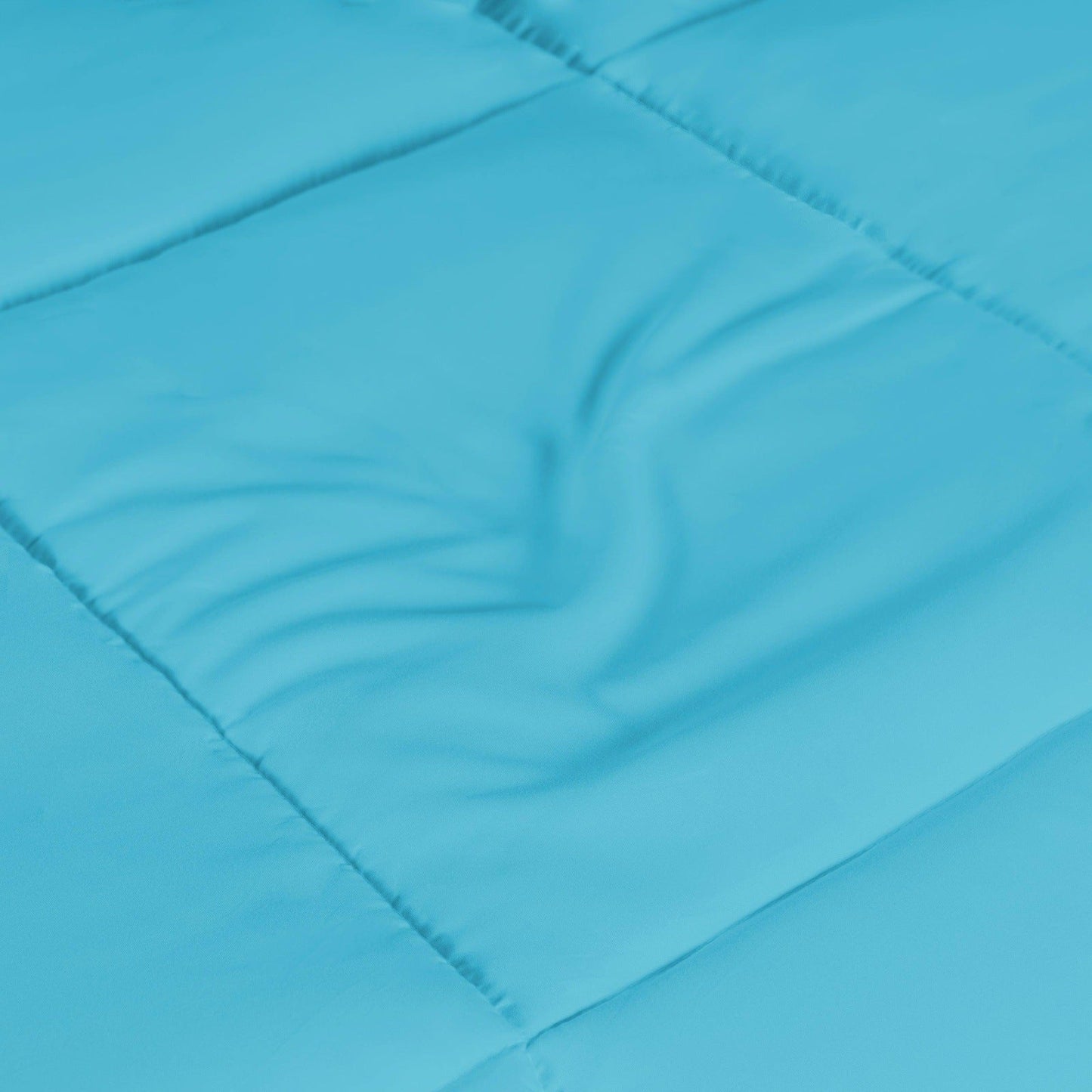 Superior Solid All Season Down Alternative Microfiber Comforter - Winter Blue