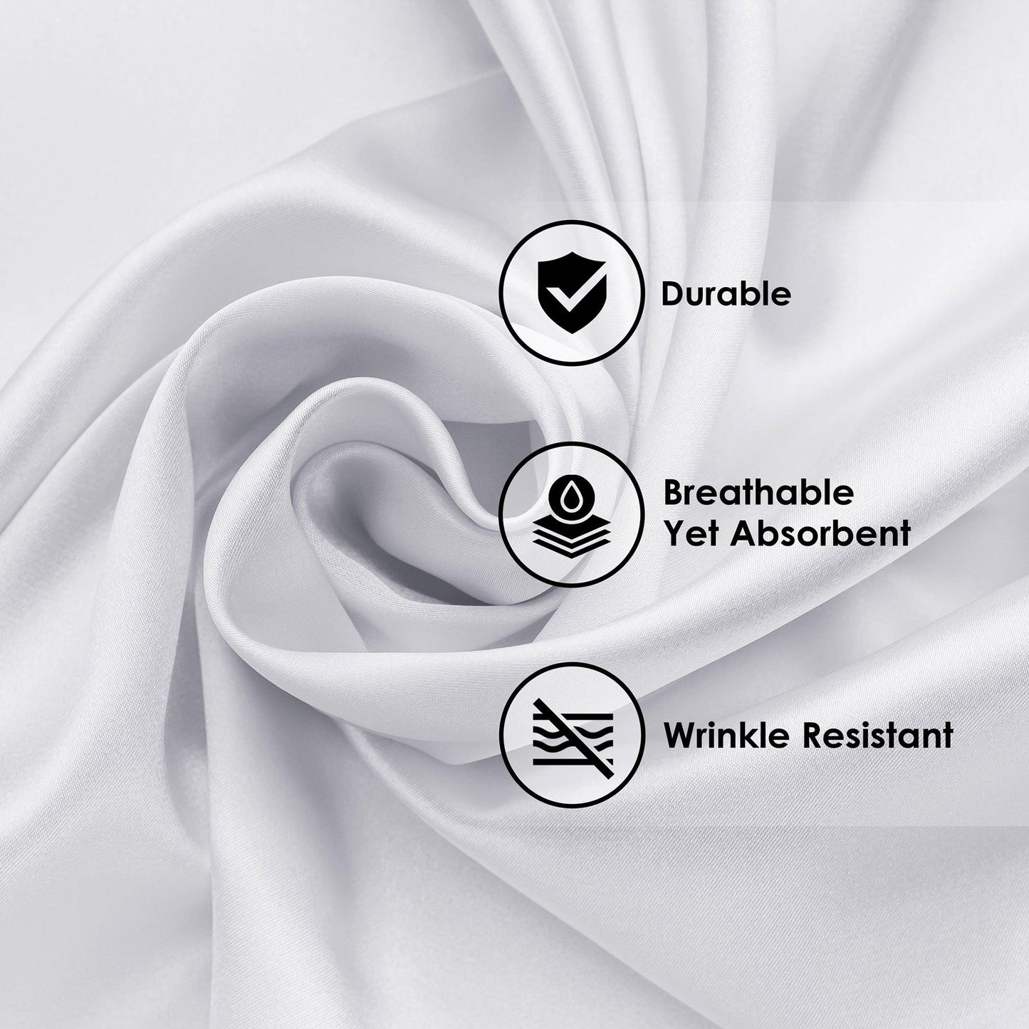 Superior Solid Count Cotton Blend Deep Pocket Sheet Set - White