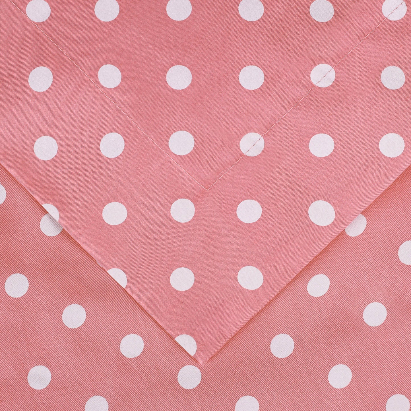 Superior Cotton Blend Polka Dot Luxury Plush Duvet Cover Set - Pink