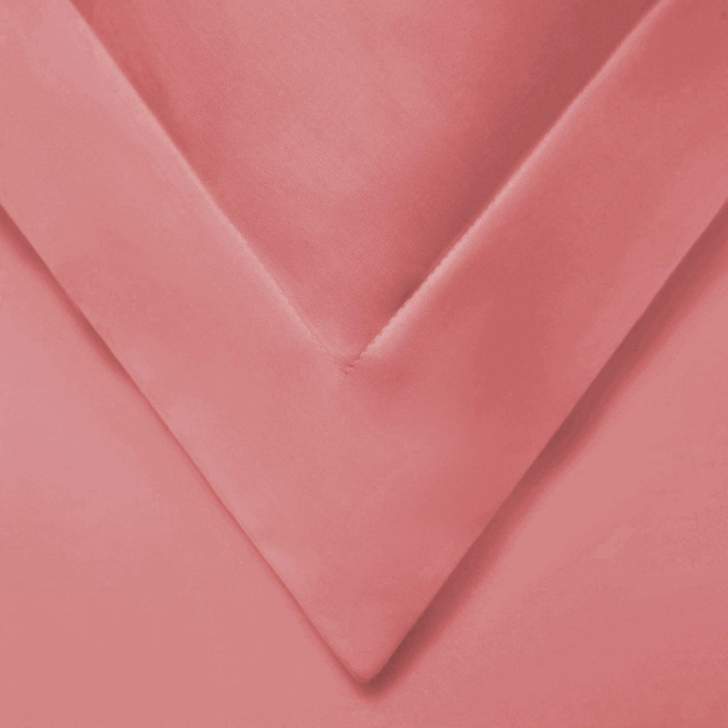Superior Solid Cotton Blend Duvet Cover Set - Blush