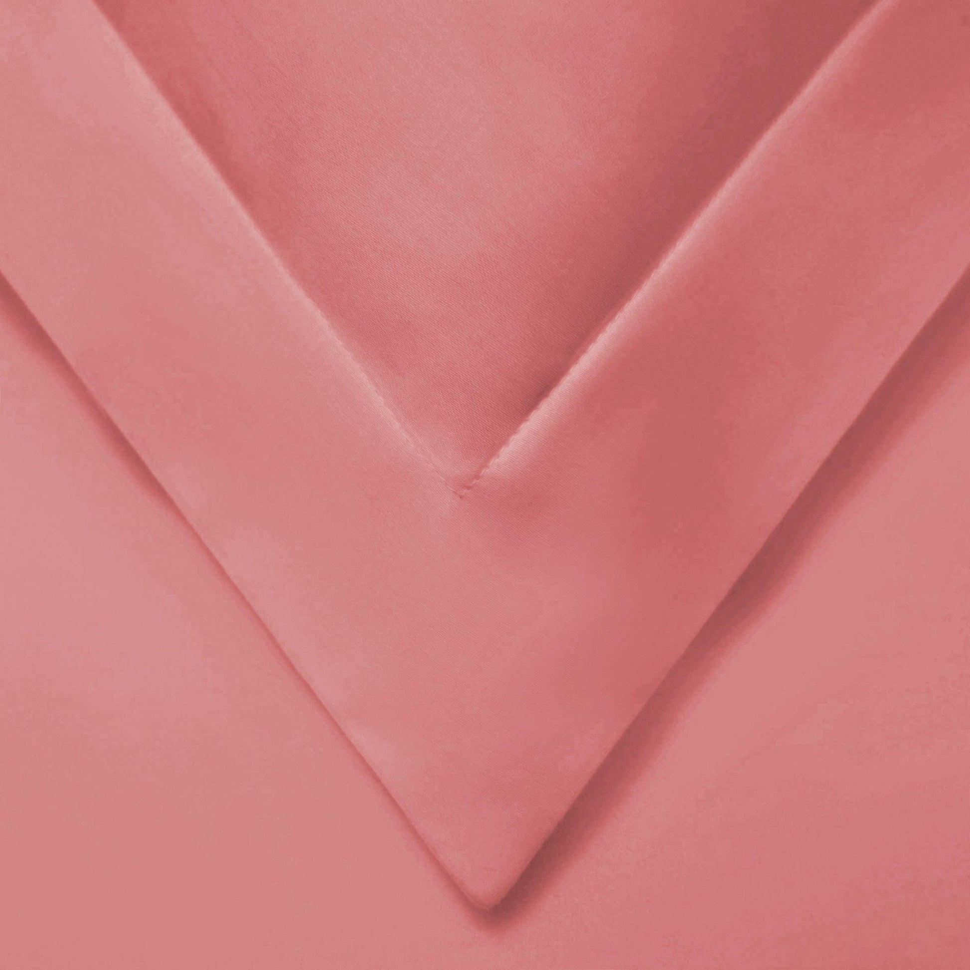 Superior Solid Cotton Blend Duvet Cover Set - Blush