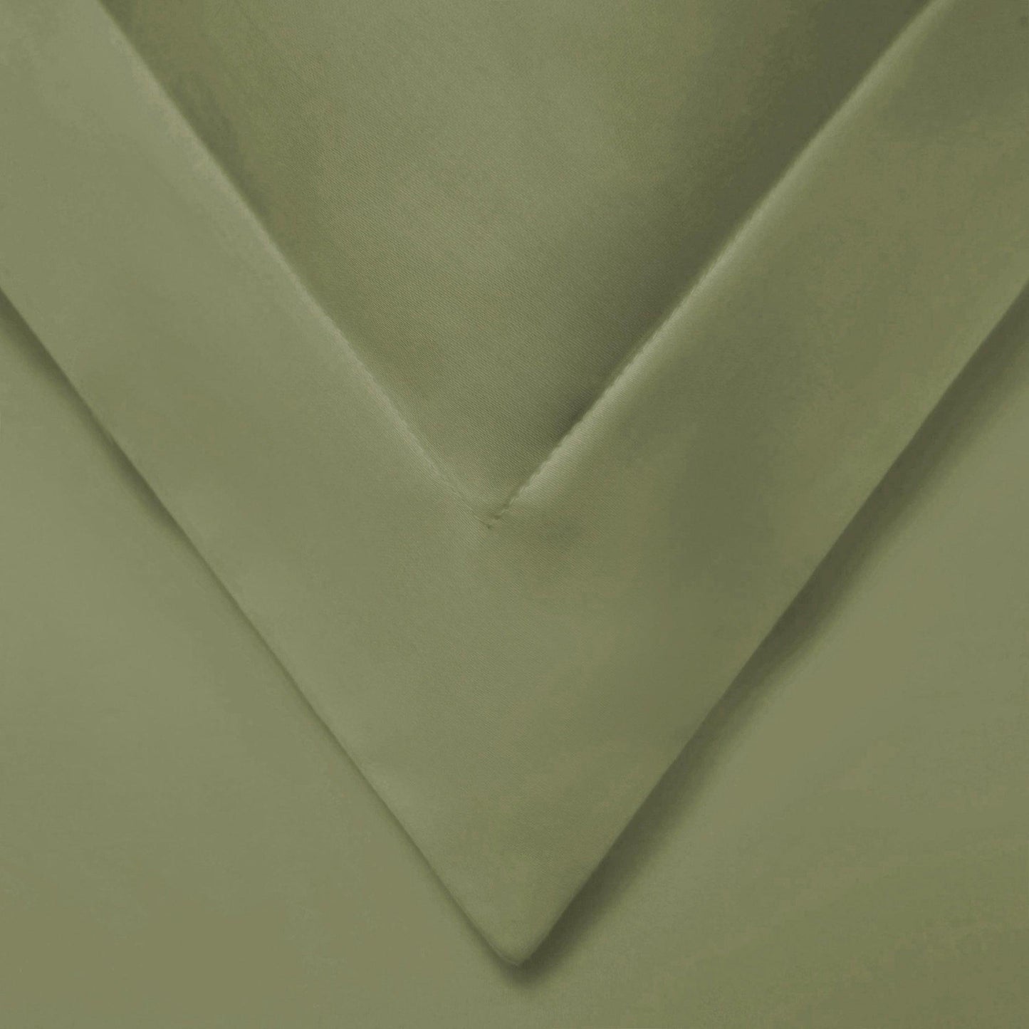 Superior Solid Cotton Blend Duvet Cover Set - Sage