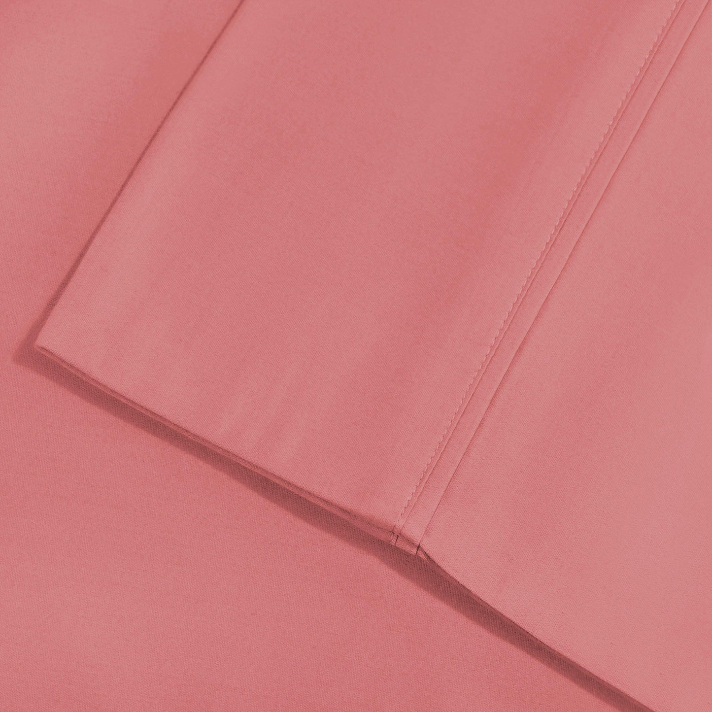 Superior Solid Cotton Blend Pillowcase Set - Blush