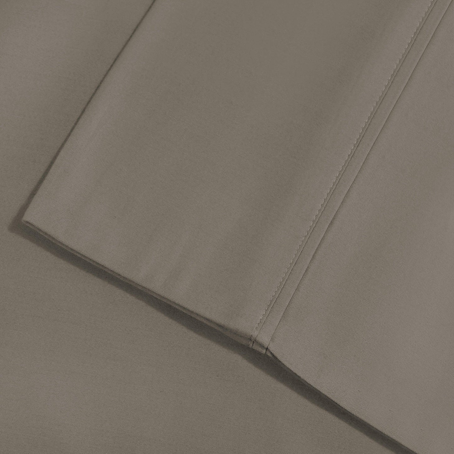 Superior Solid Cotton Blend Pillowcase Set - Grey