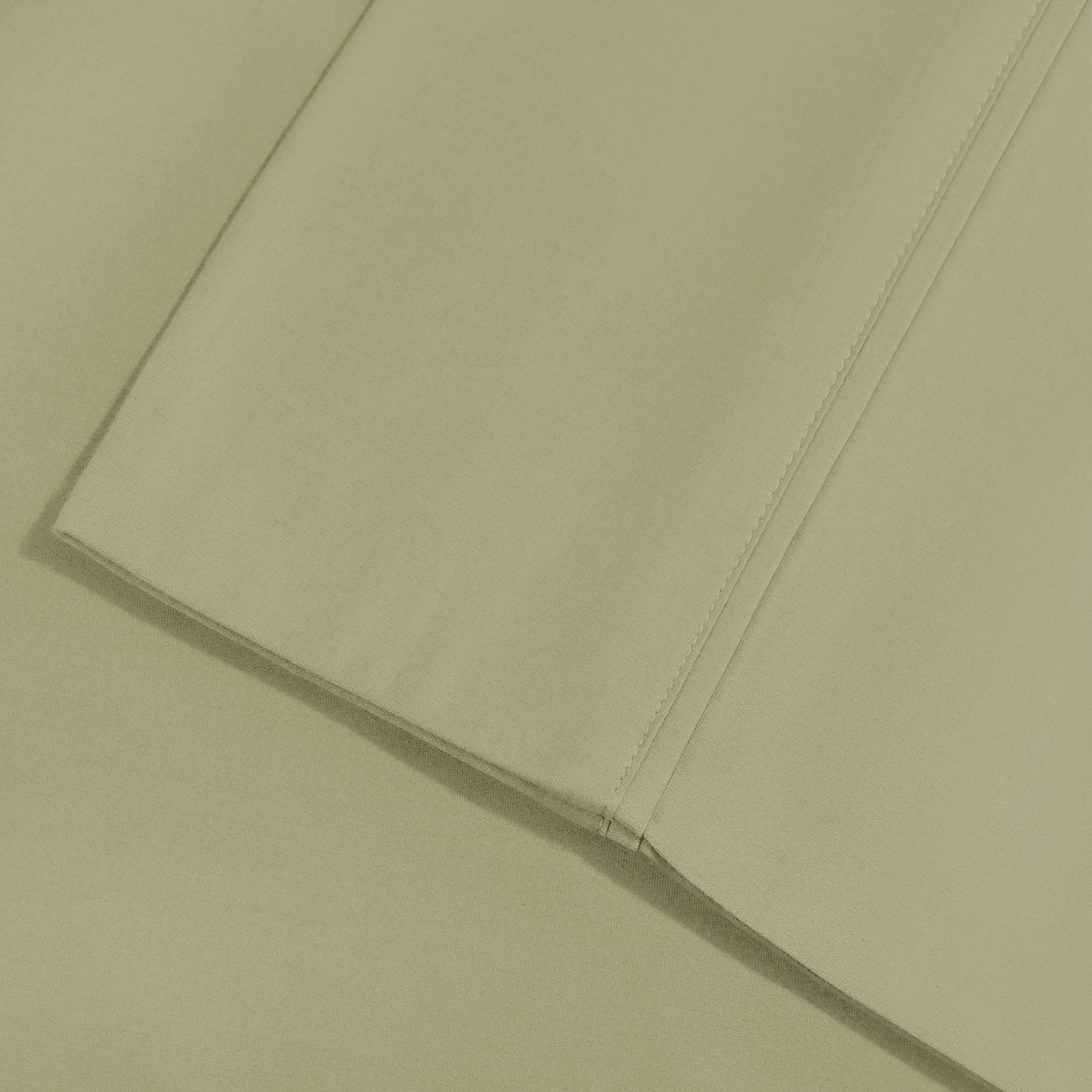 Superior Solid Cotton Blend Pillowcase Set - Sage