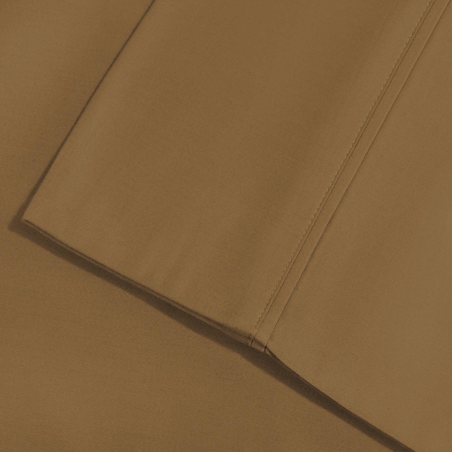 Superior Solid Cotton Blend Pillowcase Set - Taupe