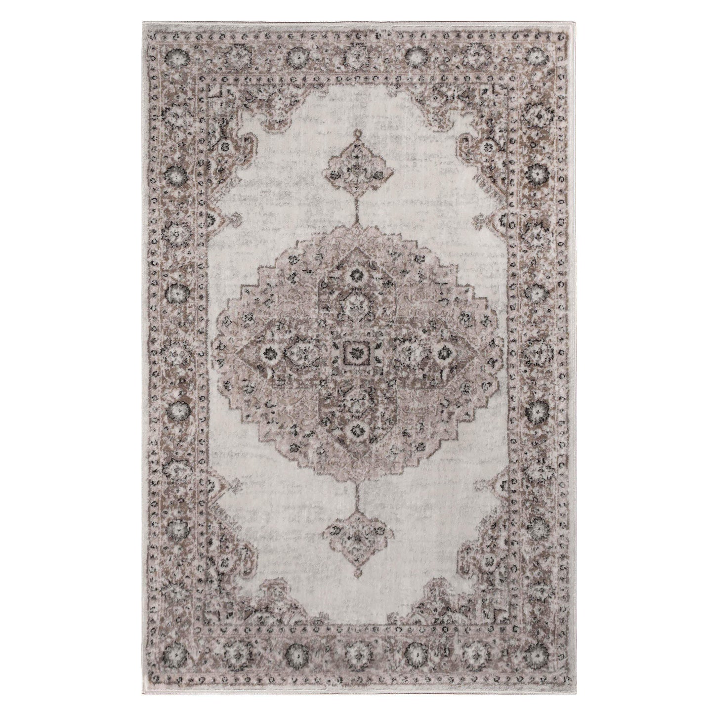 Demelza Vintage Traditional Oriental Medallion Indoor Area Rug or Runner