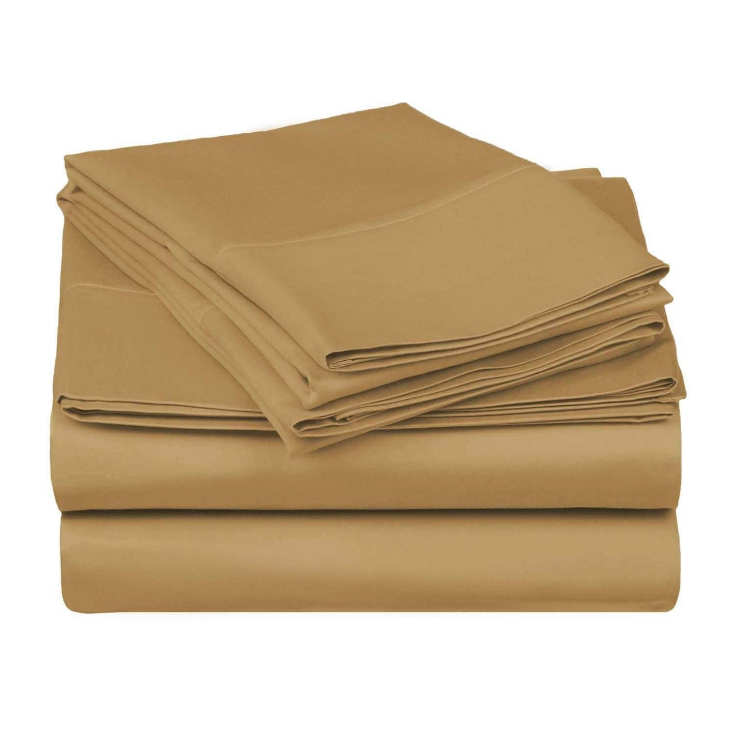 Egyptian Cotton 530 Thread Count Solid Deep Pocket Bed Sheet Set