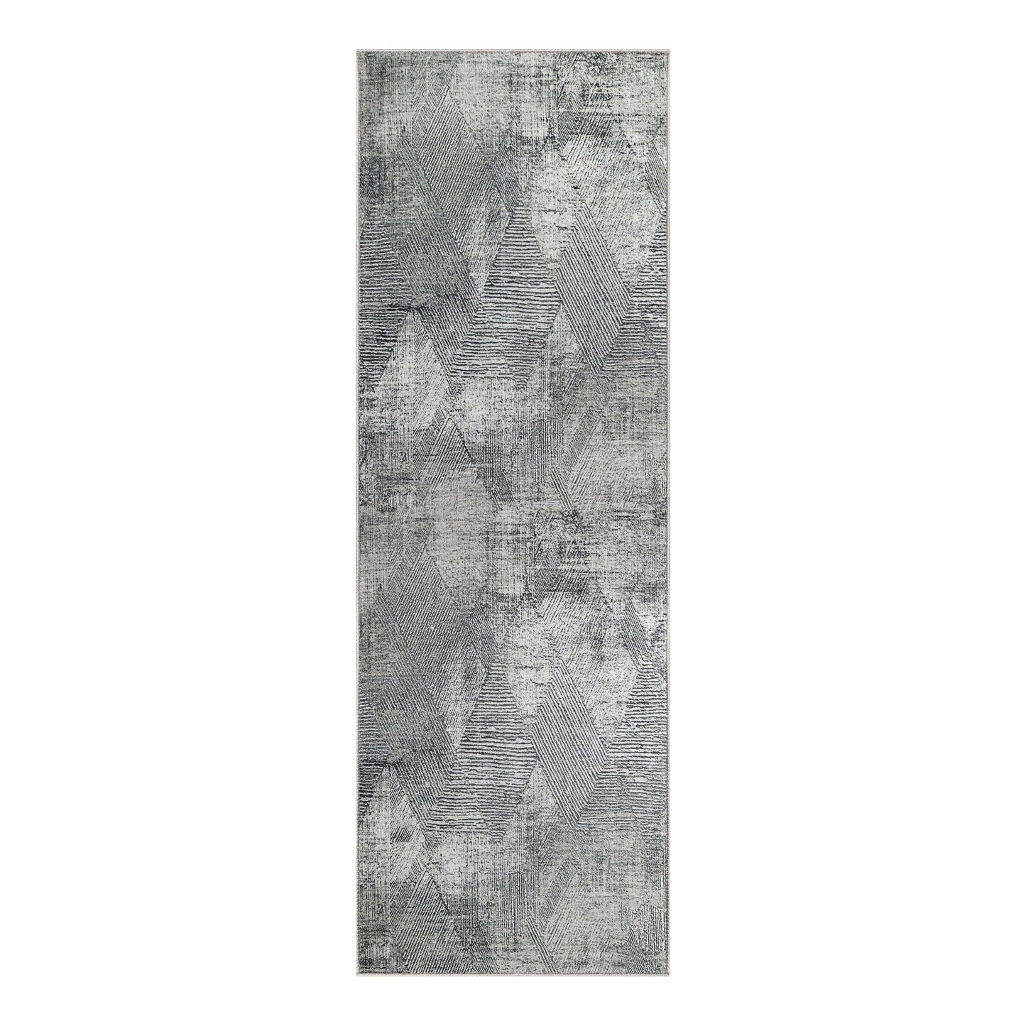 Modern Geometric Power-Loomed Indoor Area Rug