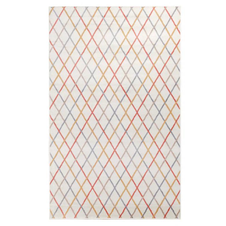 Ellis Diamond Trellis Modern Indoor Area Rug