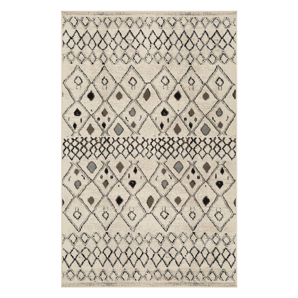 Tripp Modern Lattice Jute Backing Indoor Area Rug