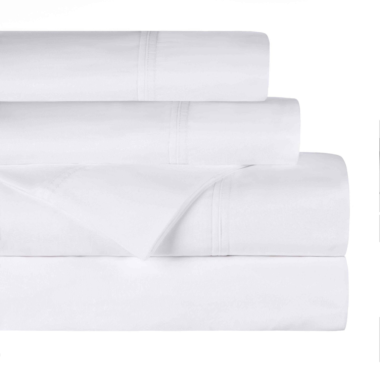 Gina Organic Cotton 300 Thread Count Percale Flat Bed Sheet