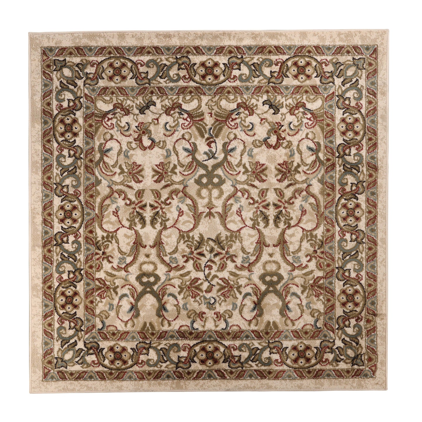 Heritage Traditional Floral Scroll Indoor Runner or Area Rug