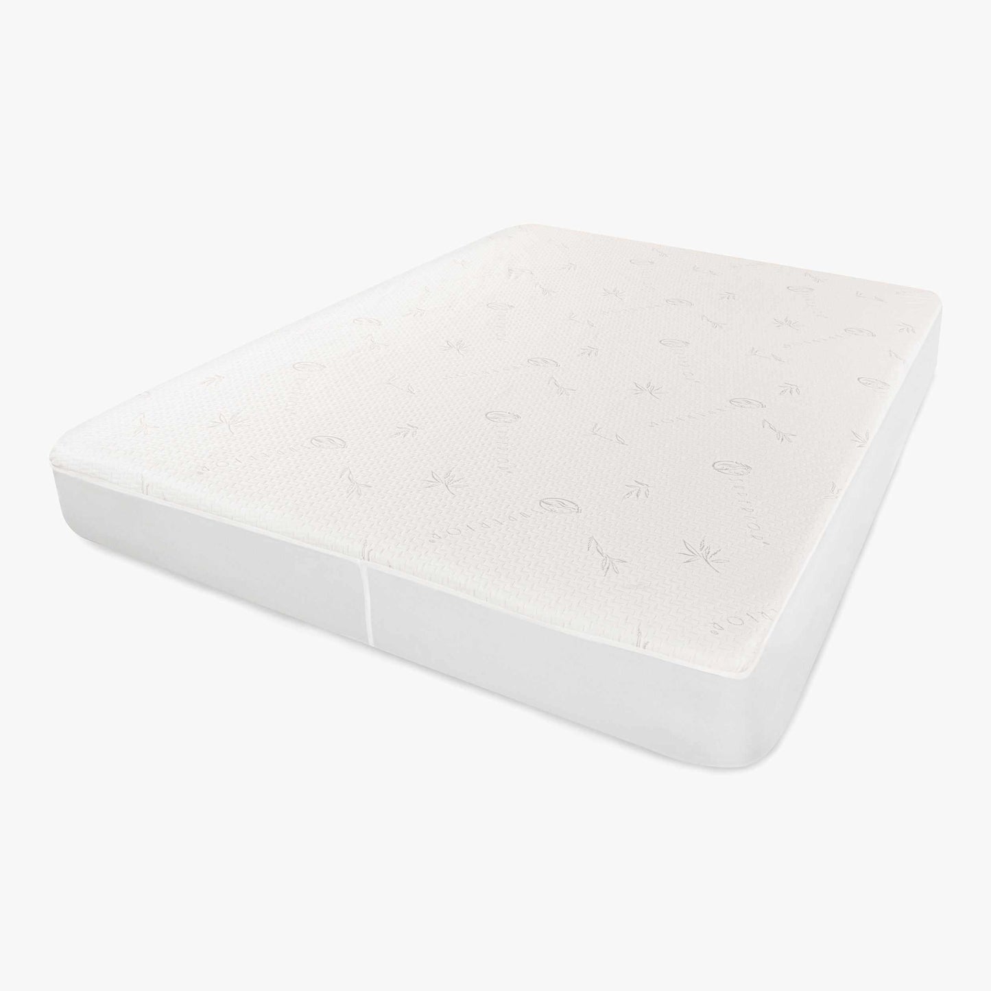 Rayon from Bamboo Waterproof Hypoallergenic Mattress Protector - White