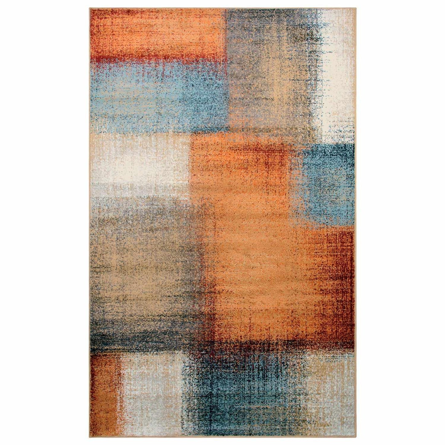 Nilaya Modern Geometric Abstract Indoor Area Rug or Runner Rug