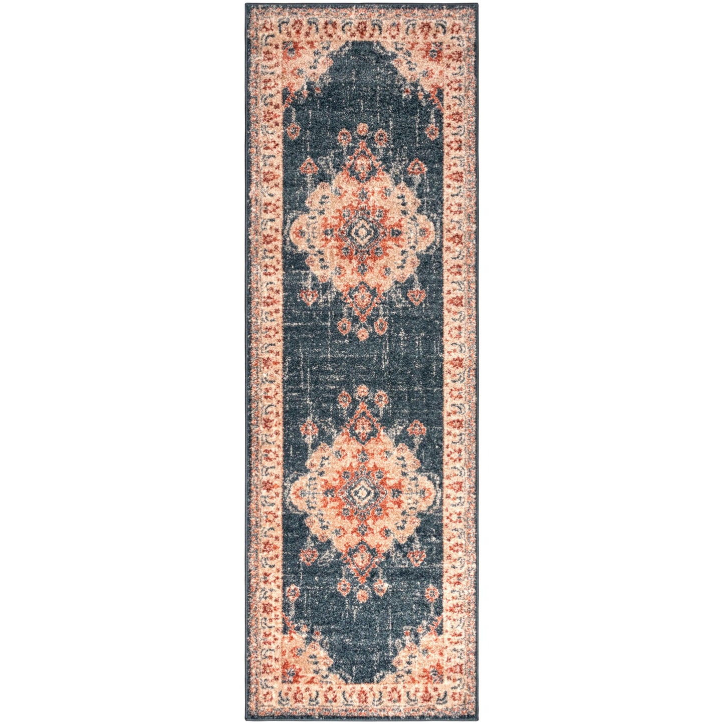 Octavia Vintage Persian Medallion Indoor Area Rug