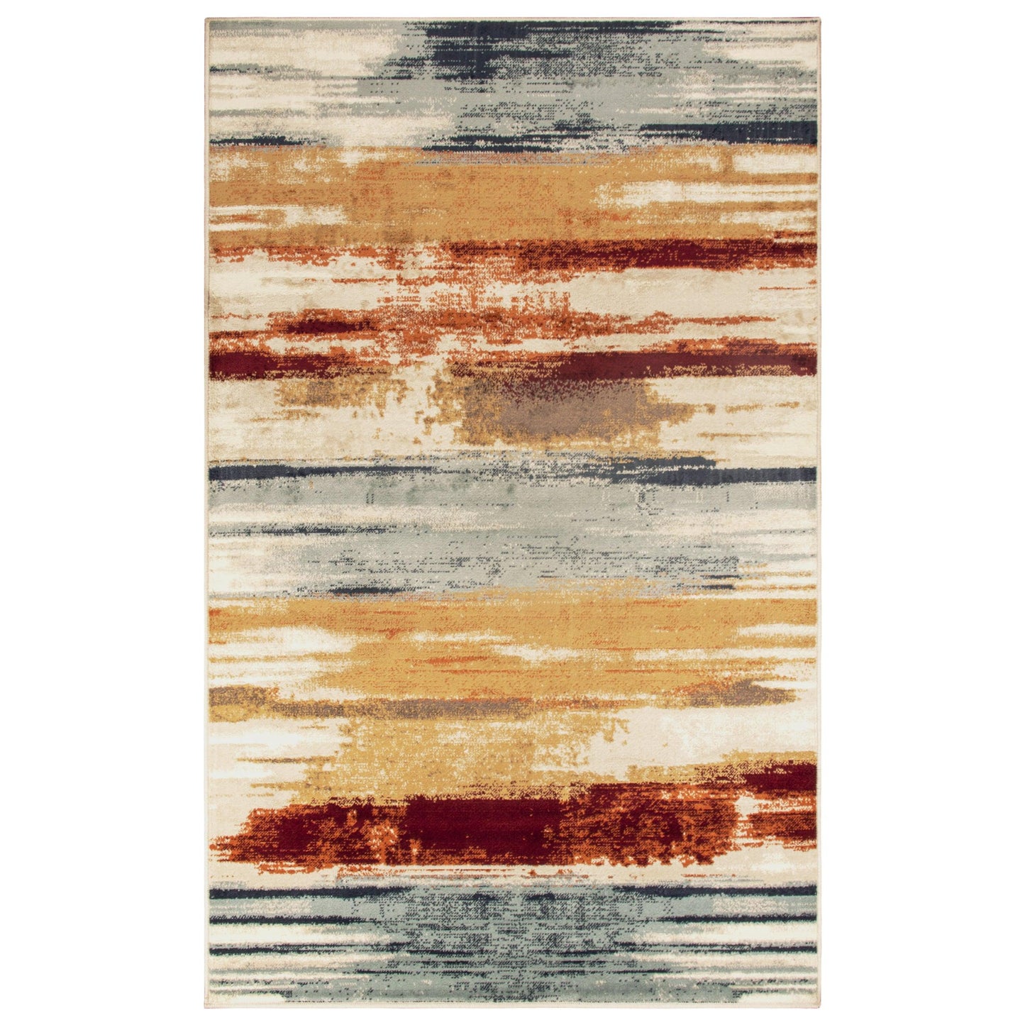 Rothco Abstract Striped Abstract Modern Area Rug