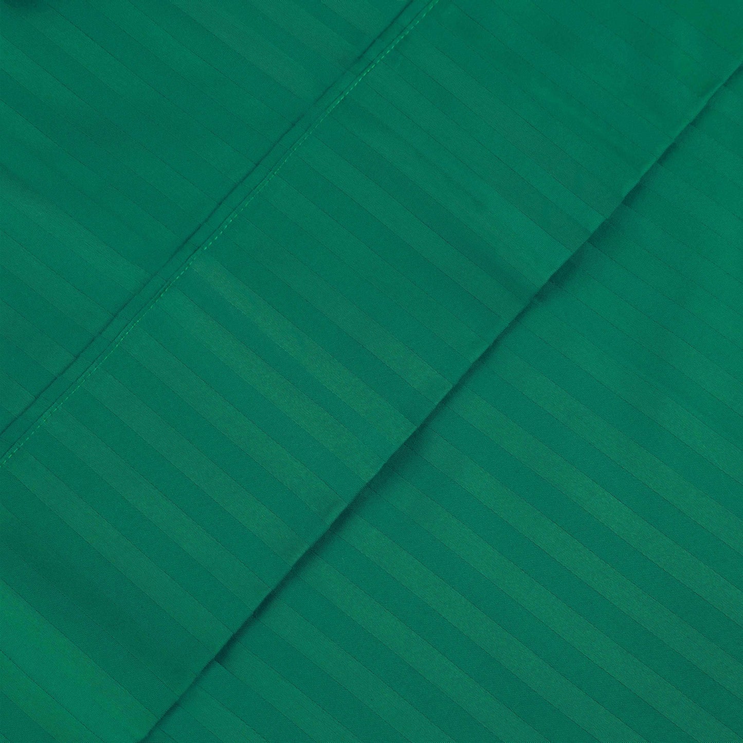 400 Thread Count Soft Stripe Egyptian Cotton Pillowcase Set - Hunter Green