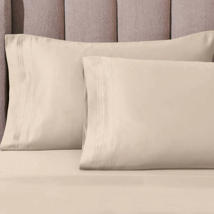 1000 Thread Count Egyptian Cotton Solid Pillowcase Set