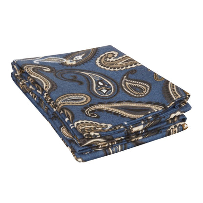 100% Cotton Flannel Vintage Paisley Pillowcase Set