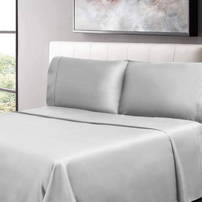 300 Thread Count Cotton Percale Solid Deep Pocket Sheet Set