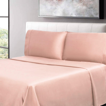 300 Thread Count Cotton Percale Solid Deep Pocket Sheet Set