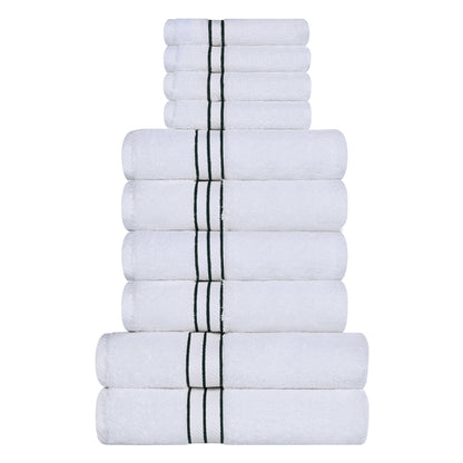 Ultra-Plush Turkish Cotton Hotel Collection Super Absorbent Solid Luxury Bathroom Set - Teal