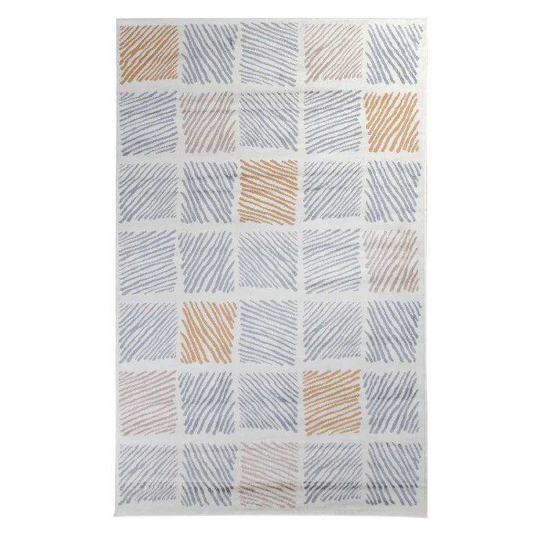 Lysandra Modern Geometric Indoor Area Rug - Gray