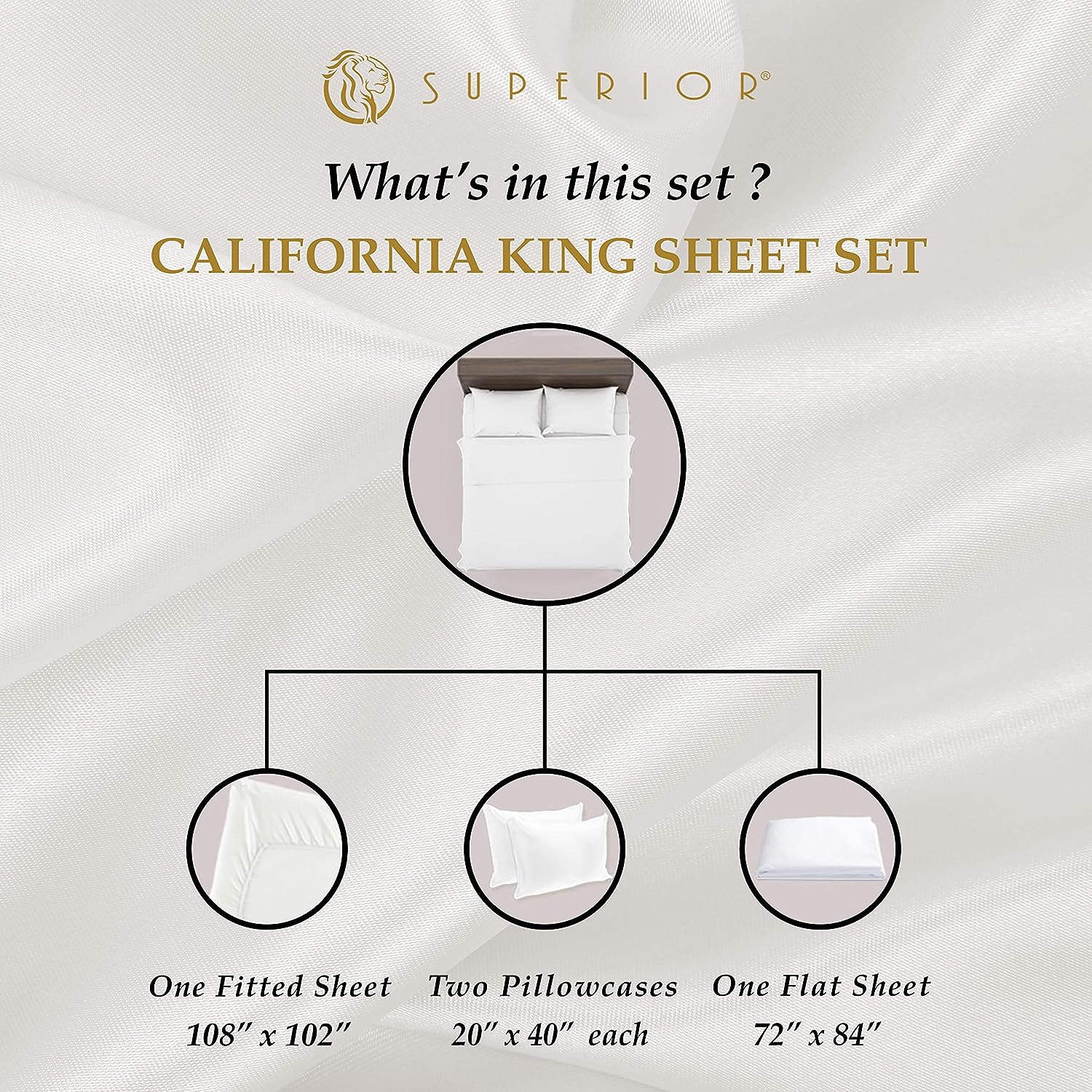 Superior Egyptian Cotton 1000 Thread Count Extra Deep Pocket Solid Sheet Set 