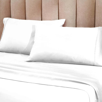 1200 Thread Count Cotton Blend 2 Piece Solid Pillowcase Set