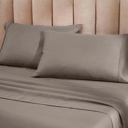 1200 Thread Count Cotton Blend 2 Piece Solid Pillowcase Set