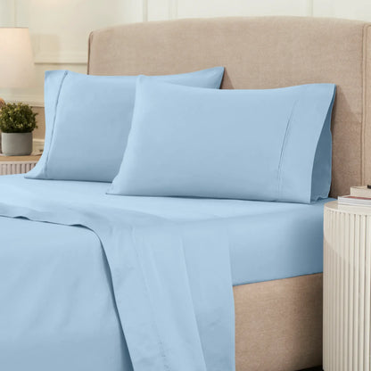 Egyptian Cotton 1200 Thread Count Eco-Friendly Solid Sheet Set