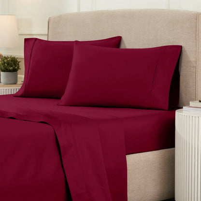 Egyptian Cotton 1200 Thread Count Eco-Friendly Solid Sheet Set