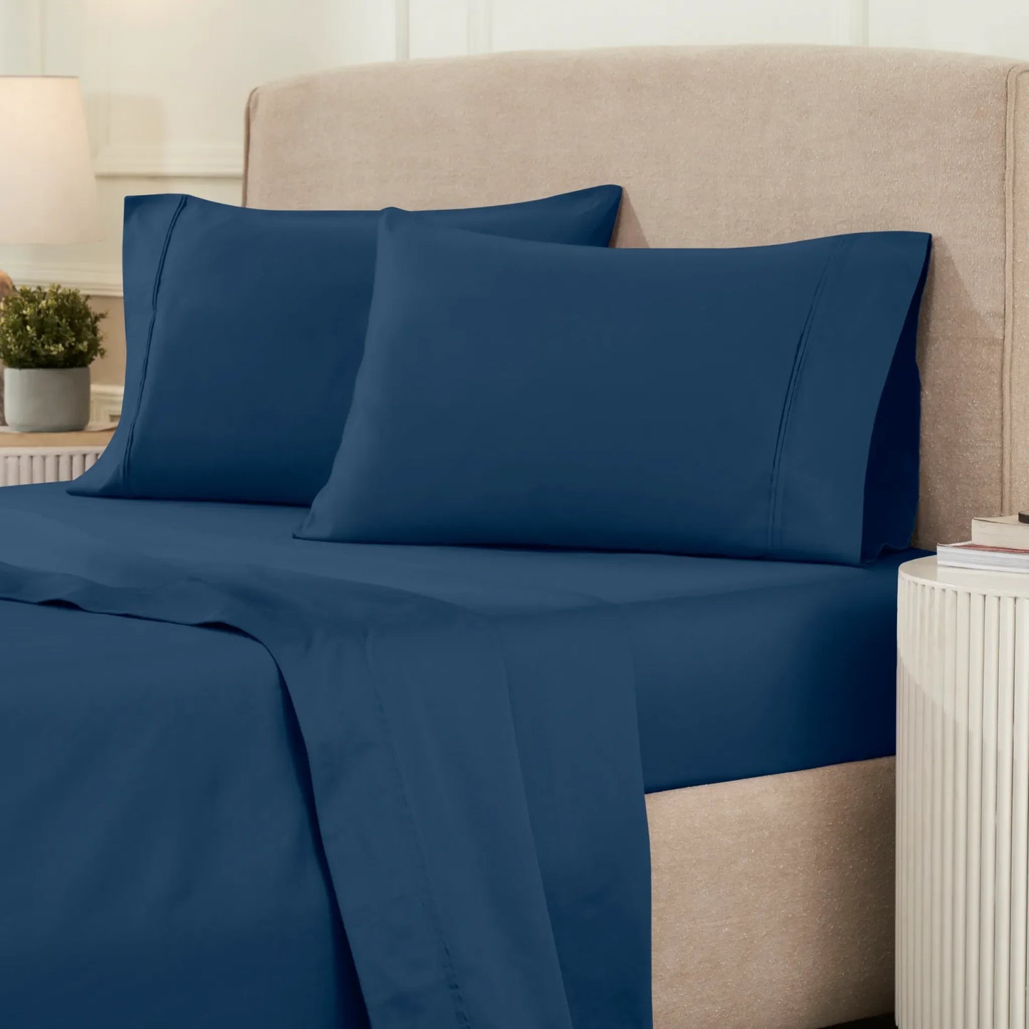 Egyptian Cotton 1200 Thread Count Eco-Friendly Solid Sheet Set