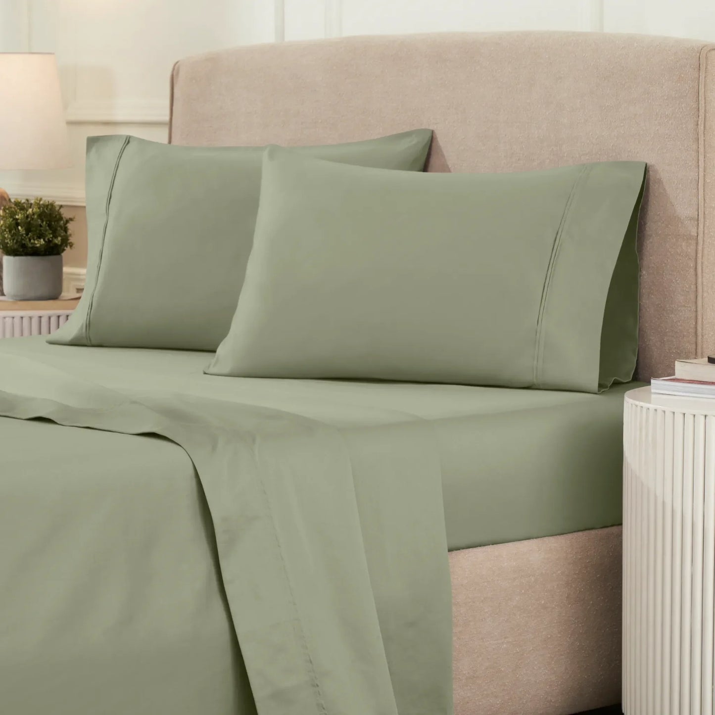 Egyptian Cotton 1200 Thread Count Eco-Friendly Solid Sheet Set
