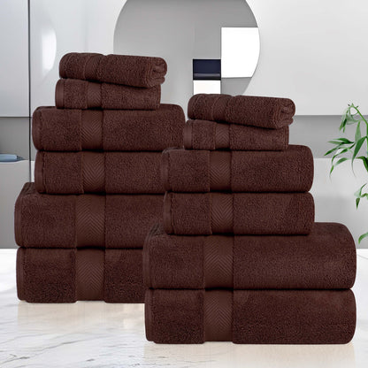 Zero Twist Cotton Ultra-Soft Absorbent Assorted - Espresso