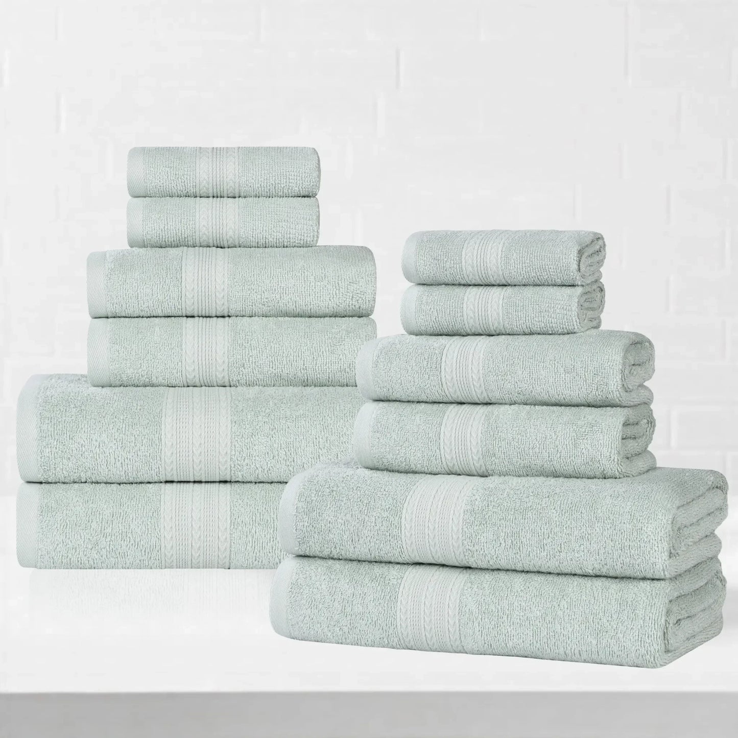 Eco-Friendly Ring Spun Cotton Towel Set Collection