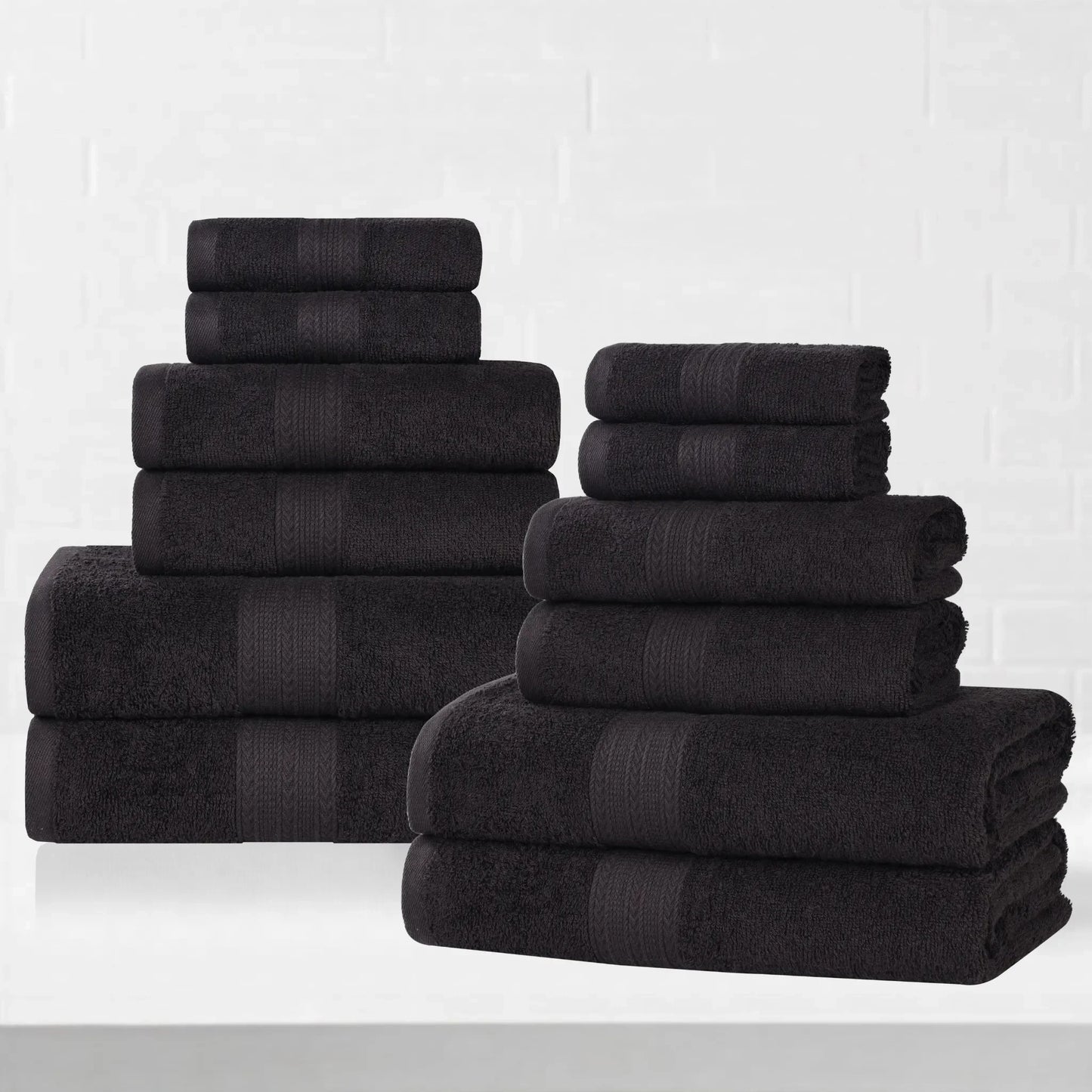 Eco-Friendly Ring Spun Cotton Towel Set Collection