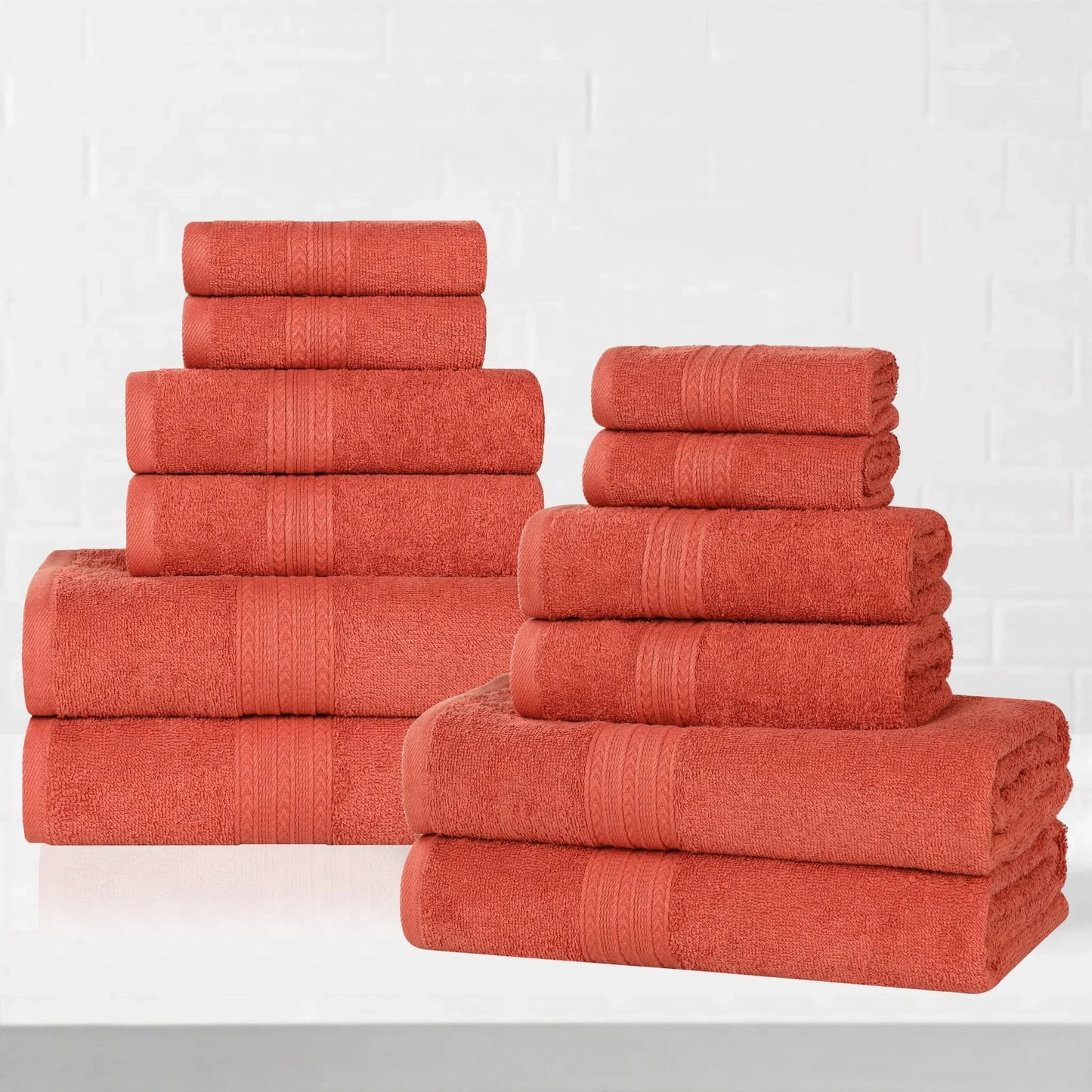 Eco-Friendly Ring Spun Cotton Towel Set Collection