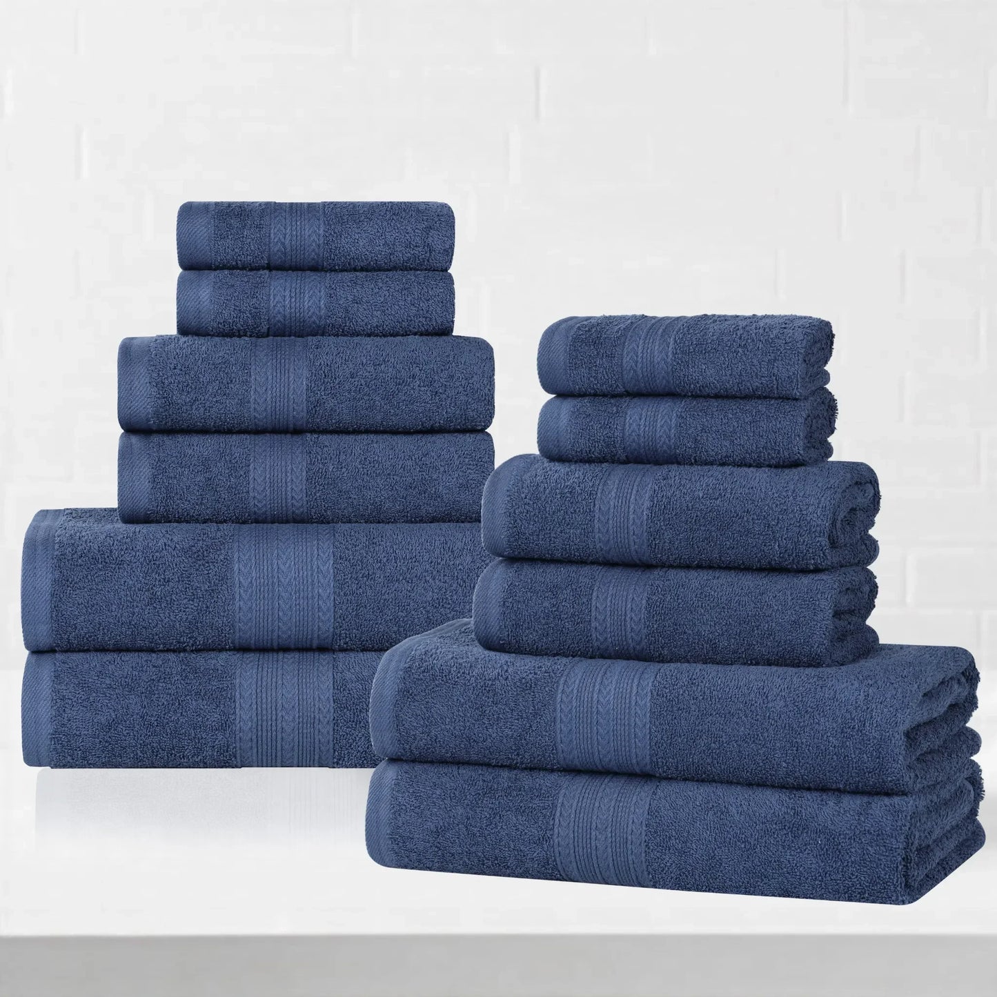 Eco-Friendly Ring Spun Cotton Towel Set Collection