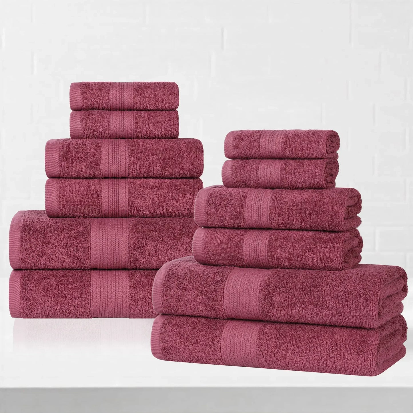 Eco-Friendly Ring Spun Cotton Towel Set Collection