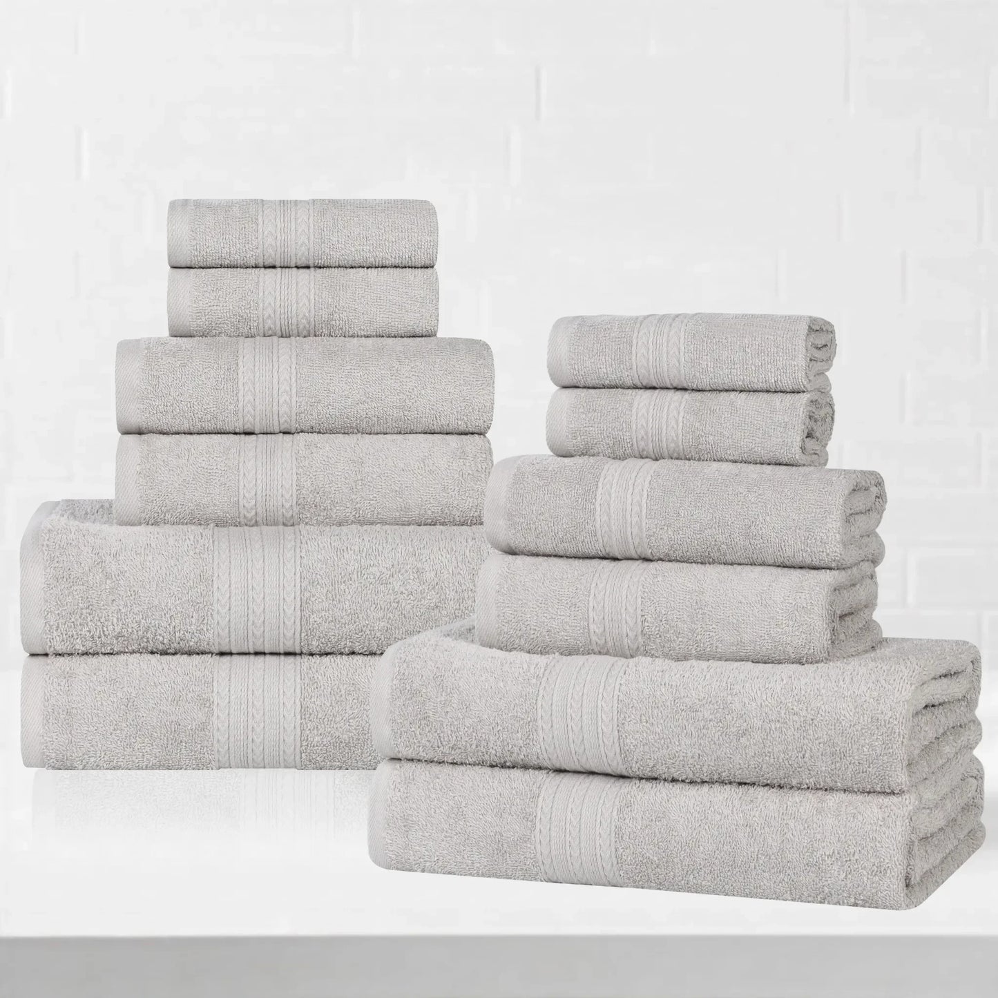 Eco-Friendly Ring Spun Cotton Towel Set Collection