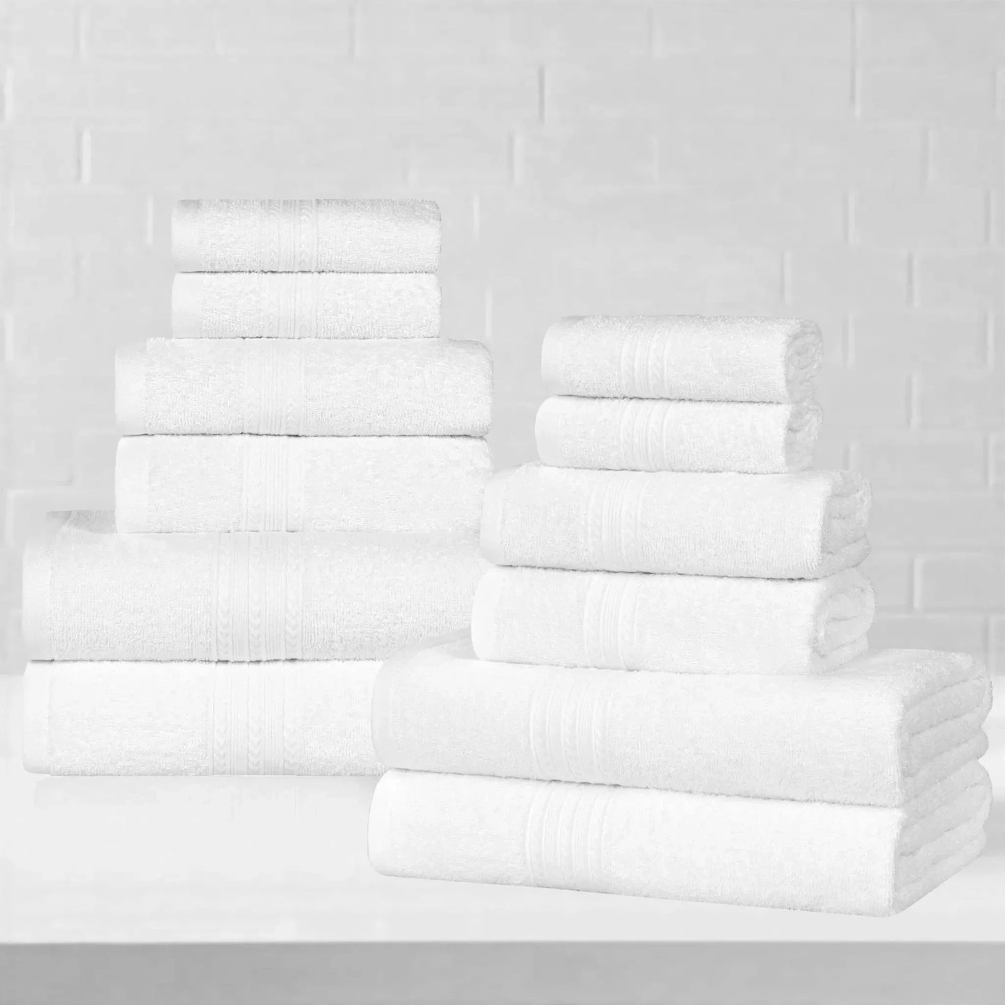 Eco-Friendly Ring Spun Cotton Towel Set Collection