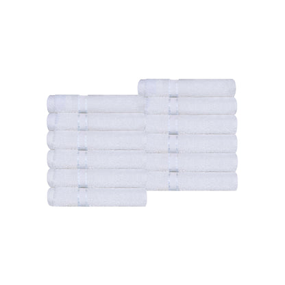 Ultra-Plush Turkish Cotton Hotel Collection Super Absorbent Solid Luxury Bathroom Set - White