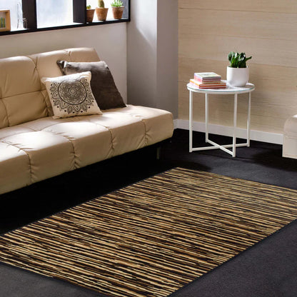 Horizon Stripes Contemporary Area Rug - Multicolor
