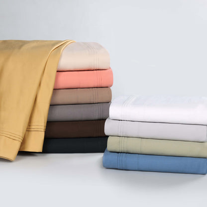 Egyptian Cotton 1500 Thread Count Eco Friendly Solid Sheet Set
