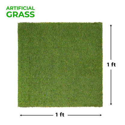 Artificial Grass Lawn Turf Indoor/ Outdoor Area Rugs, Set of 6 - Green